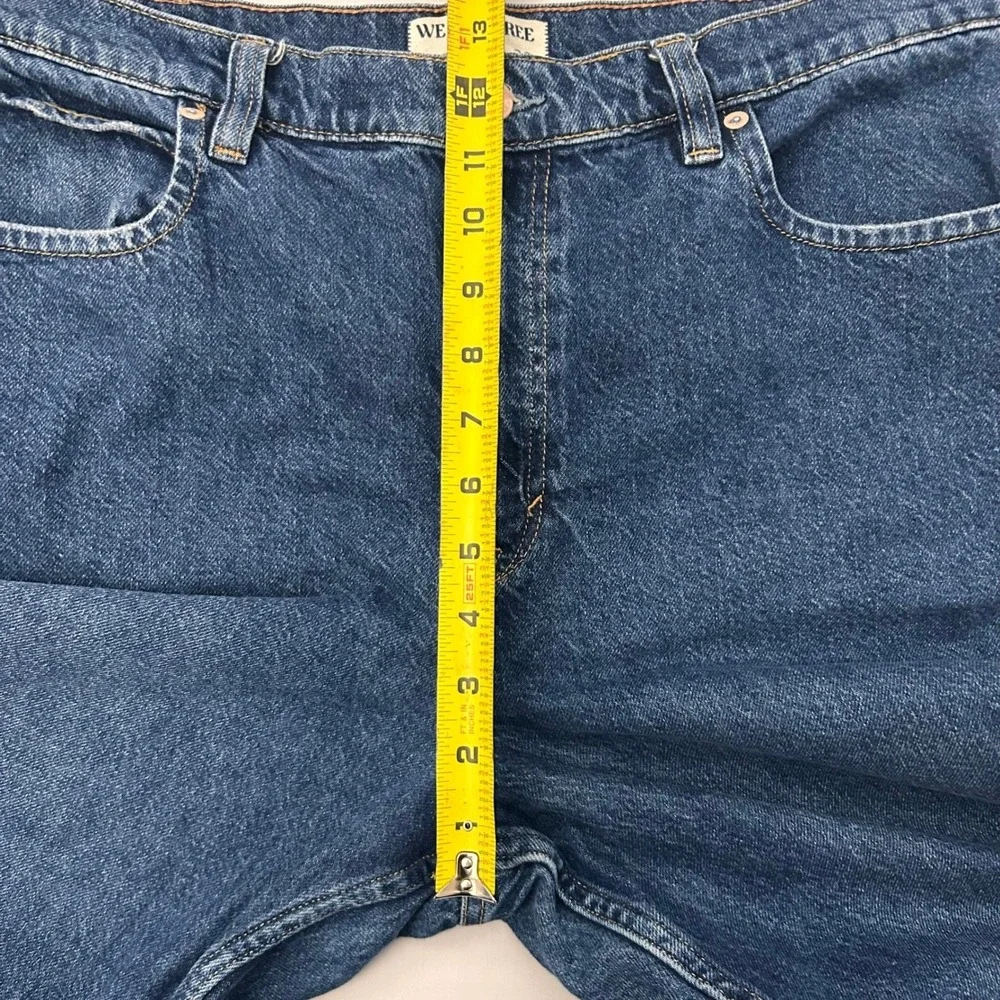 We The Free People Jeans‎ Womens 32 Blue Denim Tinsley Baggy High Rise